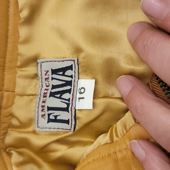 Tan Leather pant and jacket. - Picture 6 of 9